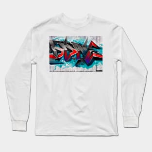 Street Art Graffiti Digbeth Birmingham UK Long Sleeve T-Shirt